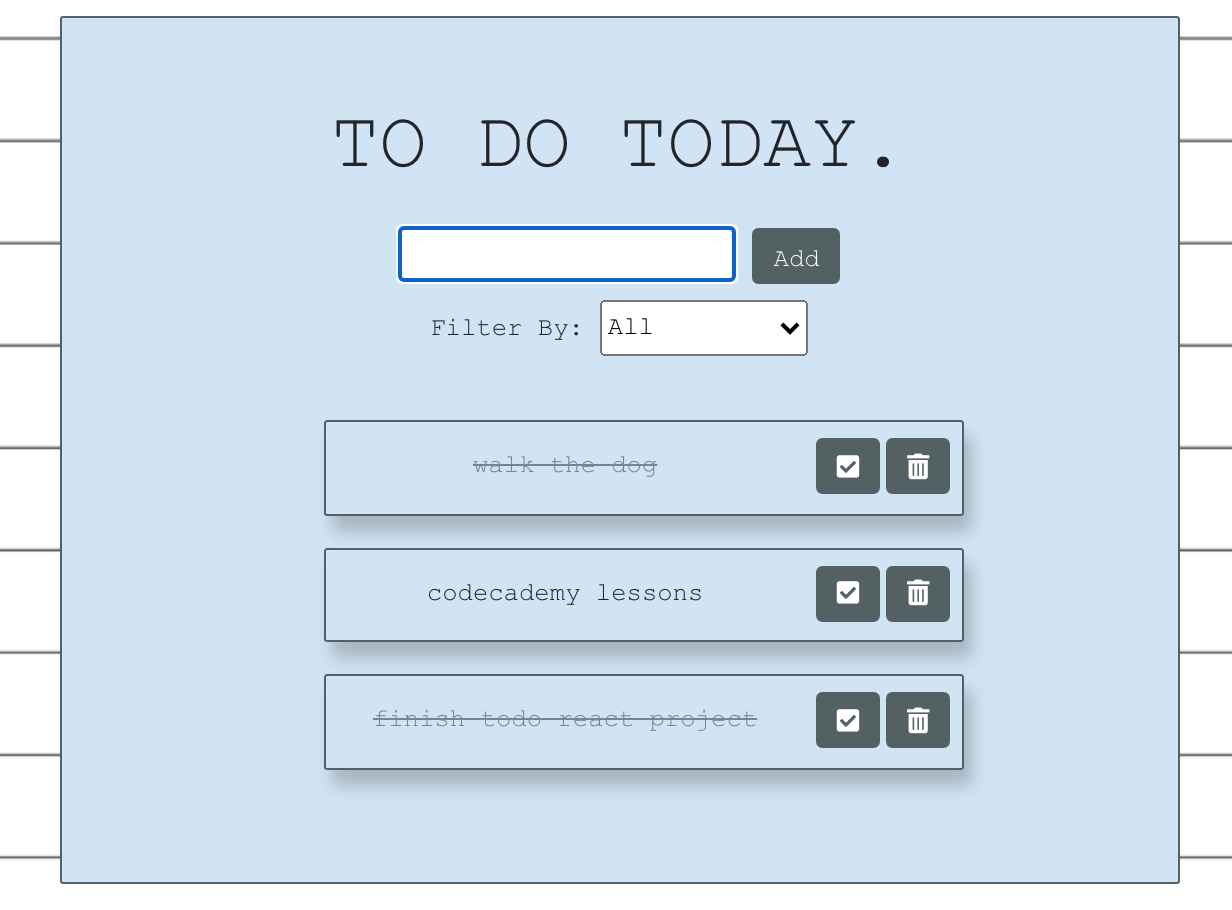 todo list app preview